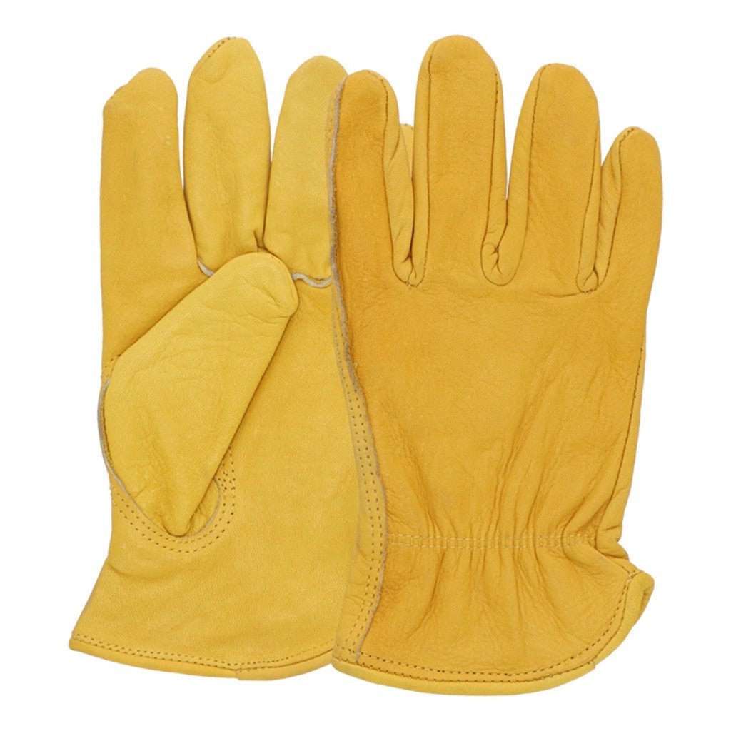 Parnell &amp; Co | Leather Gardening Gloves Yellow Large - Cove. Beach Essentials