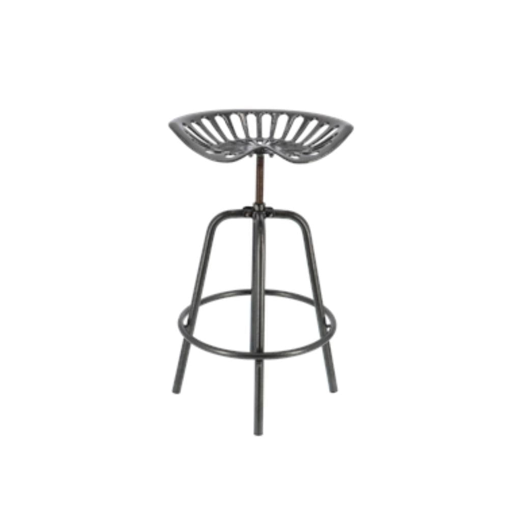 Parnell &amp; Co | Tractor Bar Stool Grey 70cm - Cove. Beach Essentials