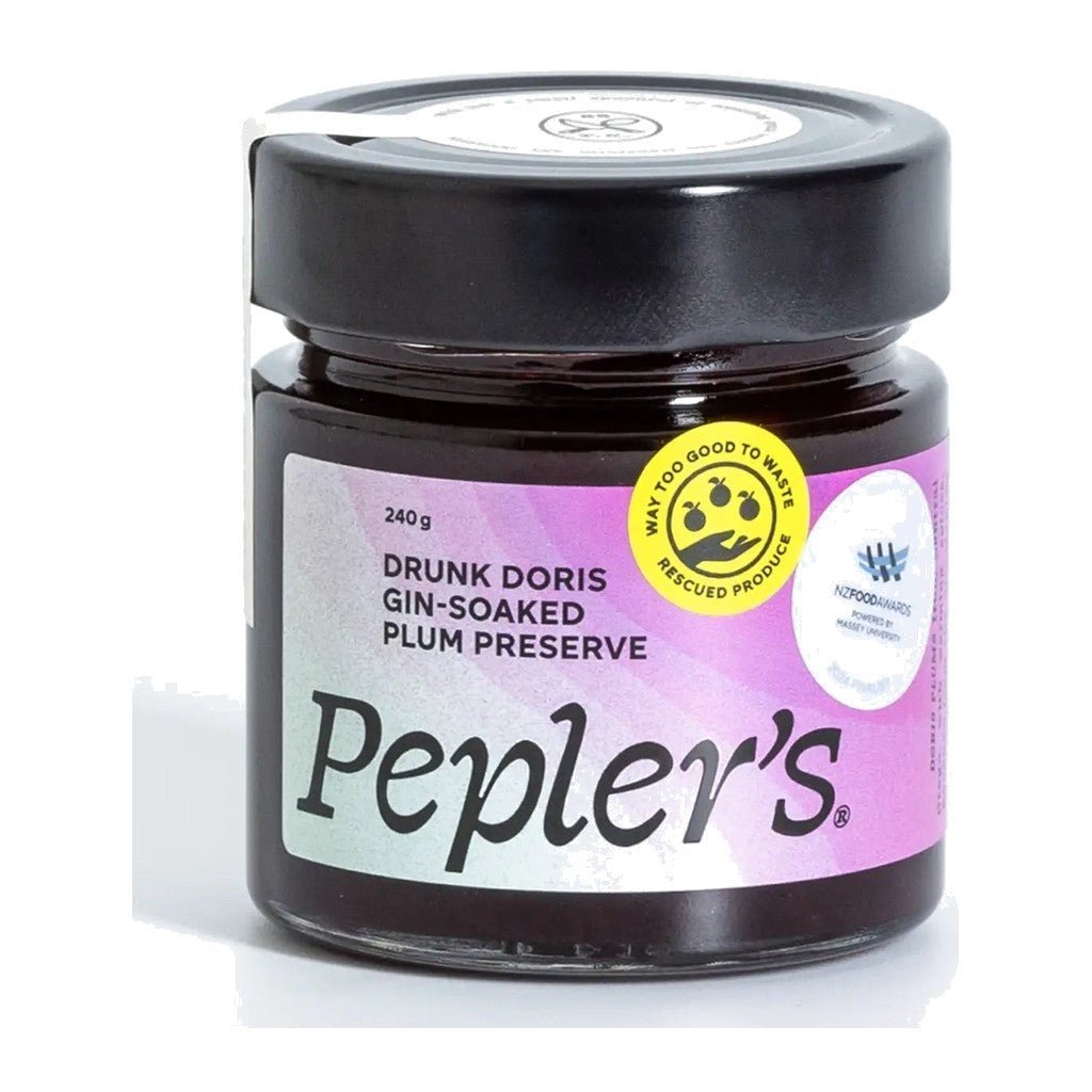 Pepler's Drunk Doris Plum Preserve - Cove. Beach Essentials