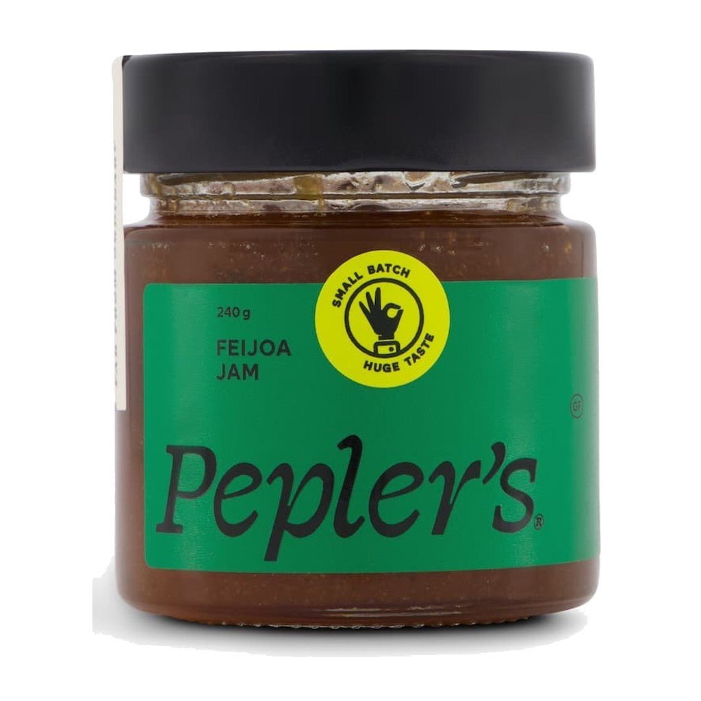 Pepler's Feijoa Jam 240g - Cove. Beach Essentials