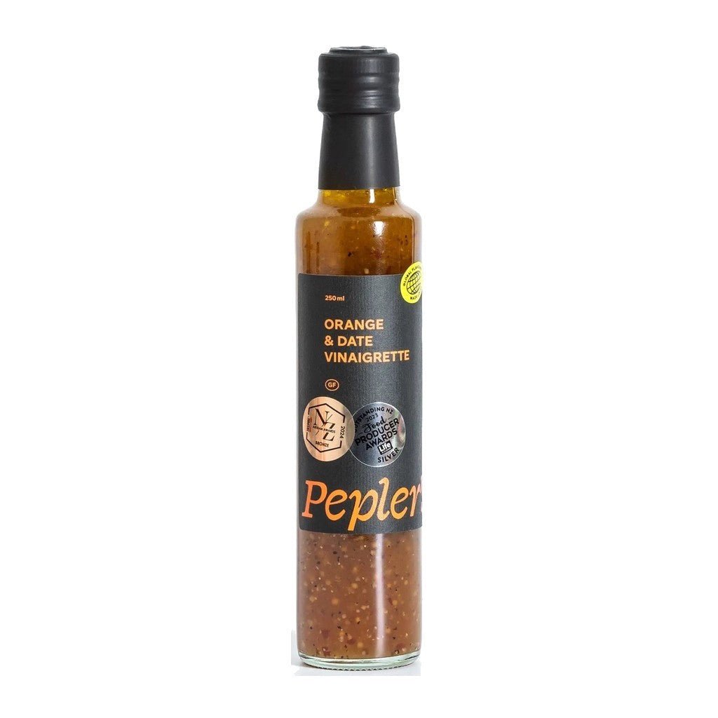 Pepler's Orange &amp; Date Vinaigrette 250ml - Cove. Beach Essentials