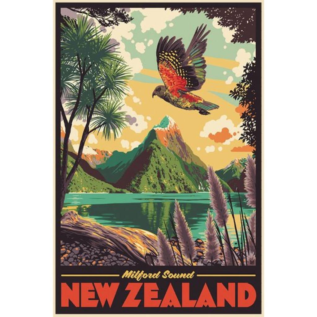 Pikita | Tea Towel Milford Sound - Cove. Beach Essentials