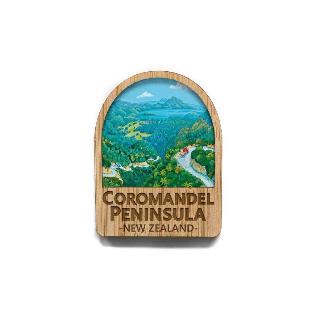 Pikitia Bamboo Magnet - Coromandel Peninsula - Cove. Beach Essentials