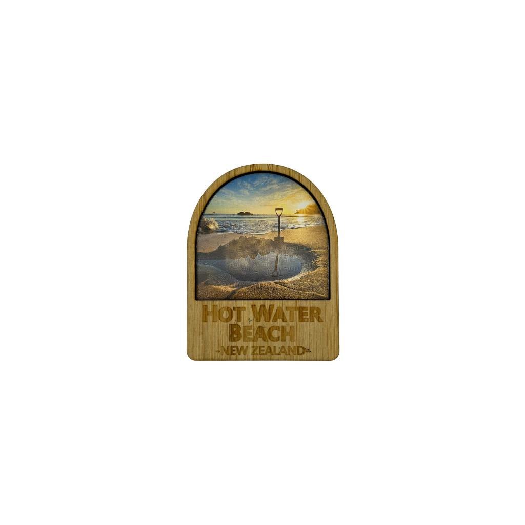 Pikitia Bamboo Magnet - Hot Water Beach - Cove. Beach Essentials
