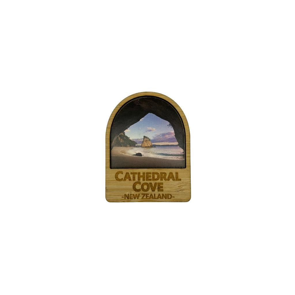 Pikitia Bamboo Magnet - The Cathedral Cove - Cove. Beach Essentials