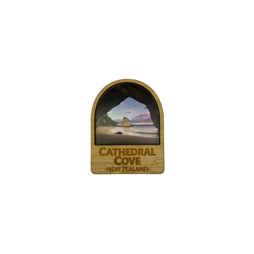 Pikitia Bamboo Magnet - The Cathedral Cove - Cove. Beach Essentials