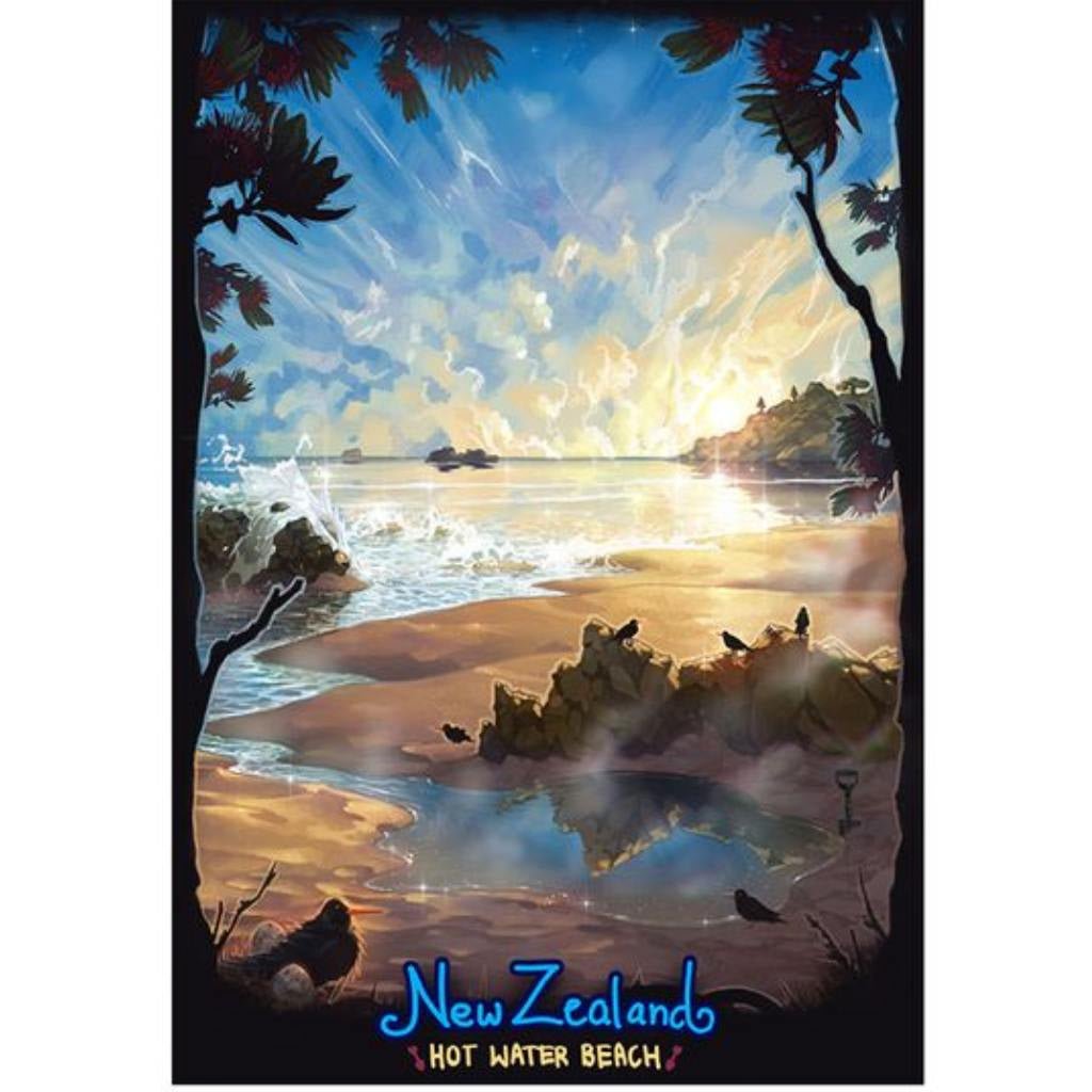Pikitia Postcard Hot Water Beach - Cove. Beach Essentials