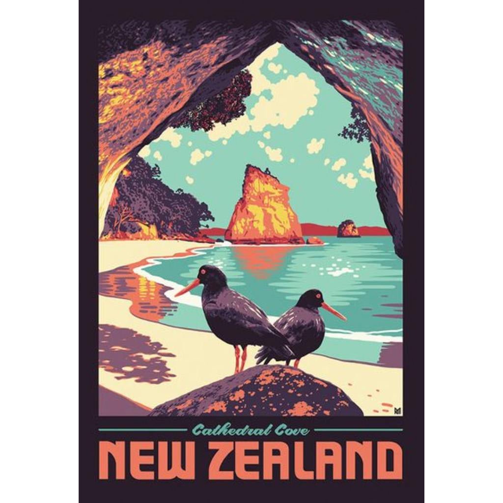 Pikitia Resin Magnet New Zealand - Cove. Beach Essentials