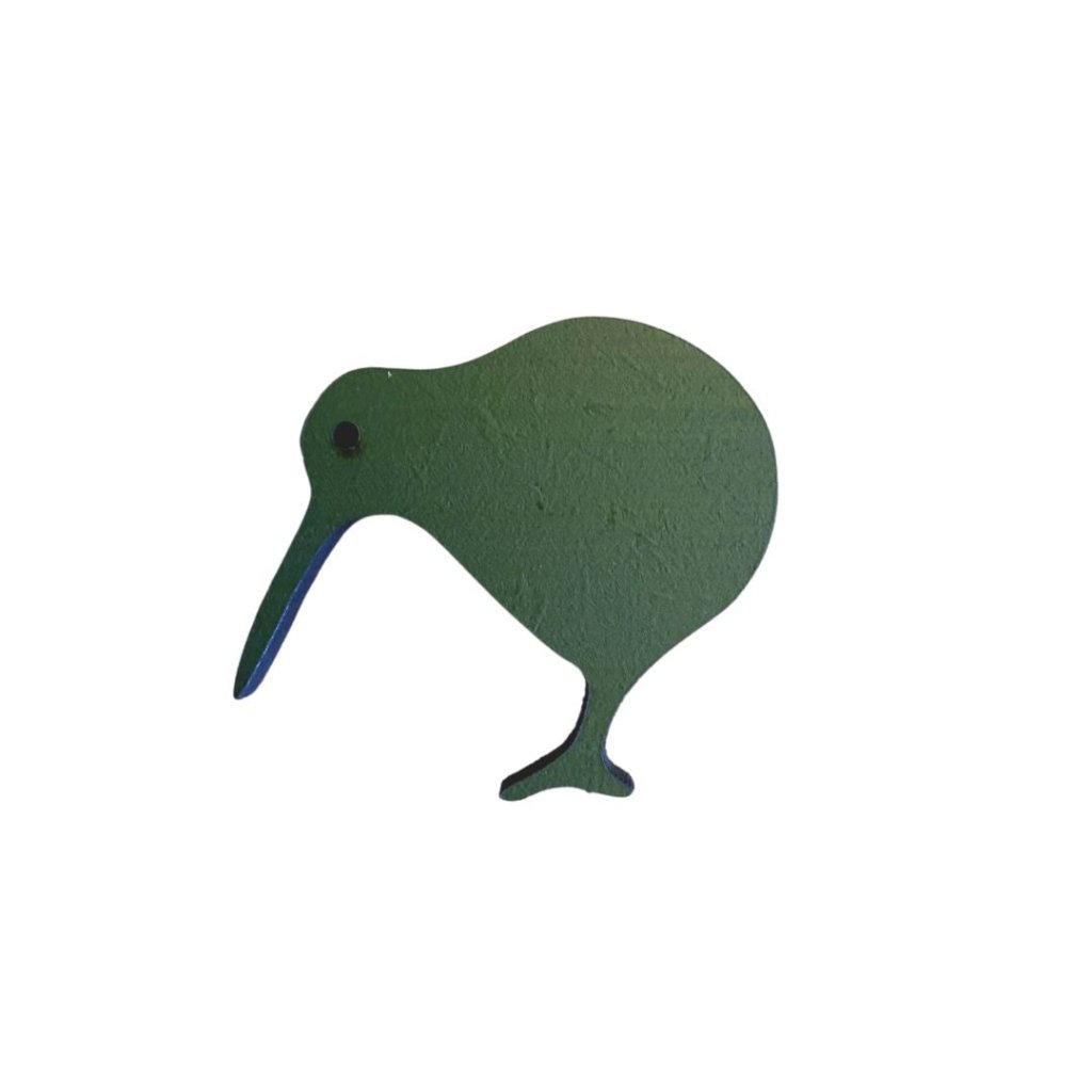 Pikitia Wood Cut Kiwi Magnet - Cove. Beach Essentials