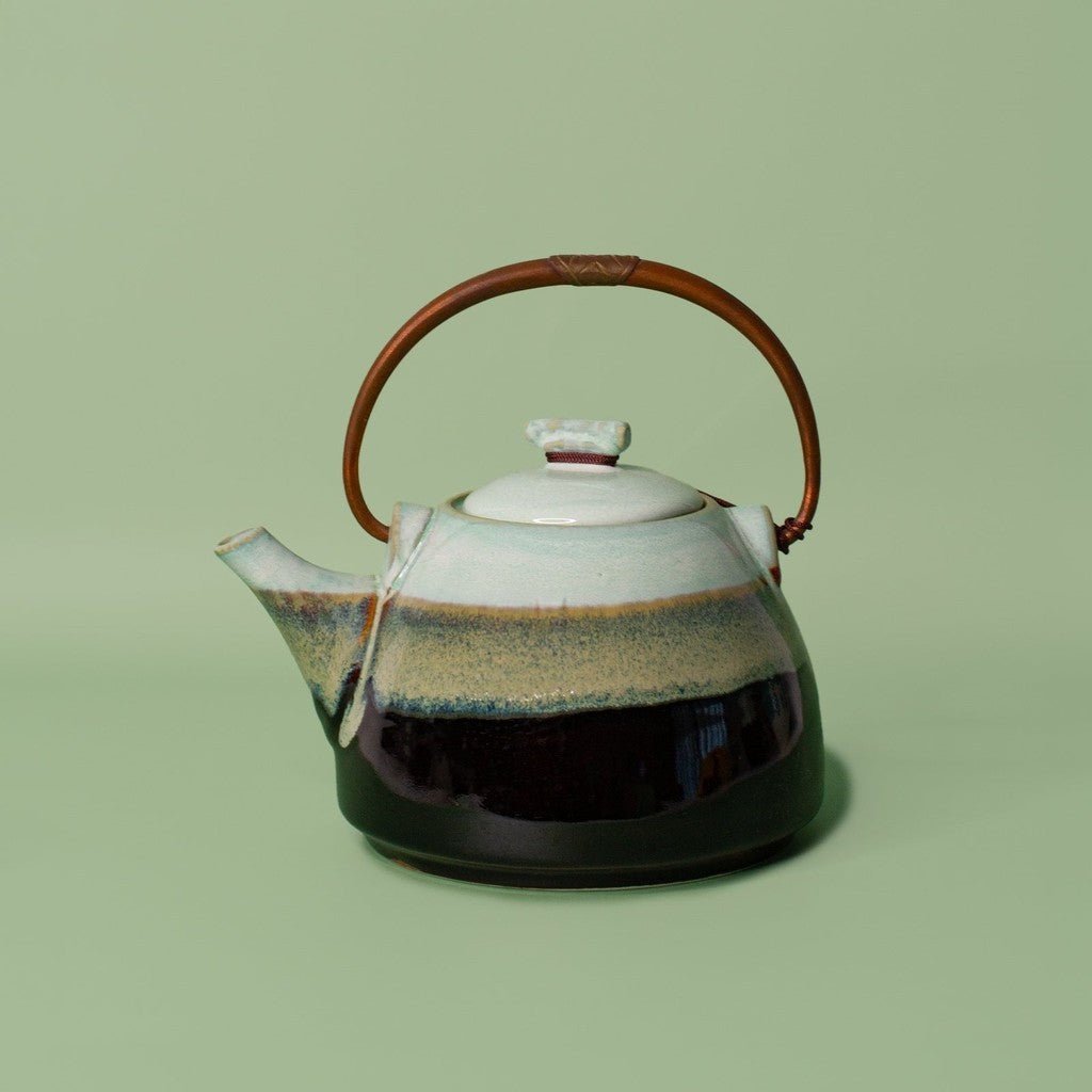 Pottery for the Planet Alice Ceramic Teapot Sexy Lime - Cove. Beach Essentials