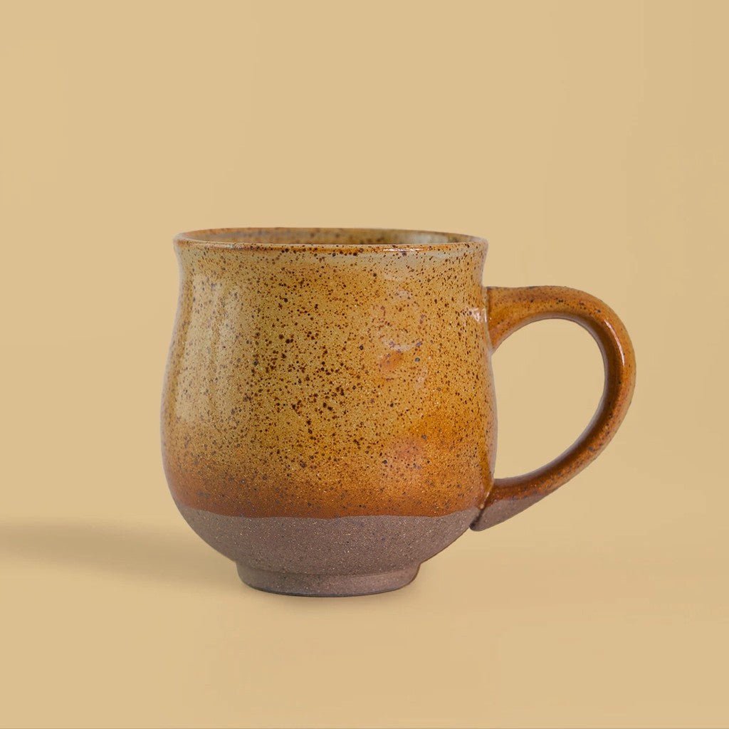 Pottery for the Planet Belly Mug Maple 12oz - Cove. Beach Essentials