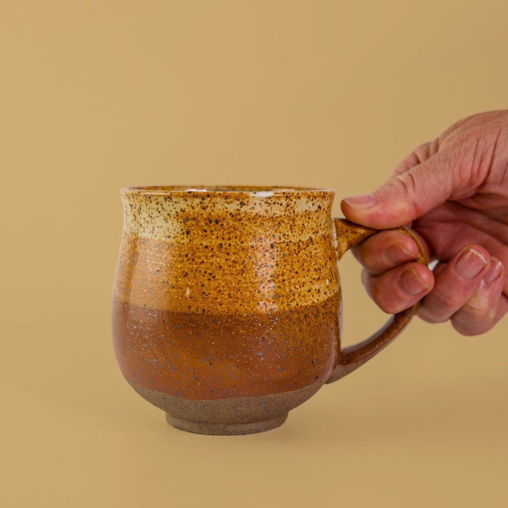 Pottery for the Planet Belly Mug Maple 12oz - Cove. Beach Essentials