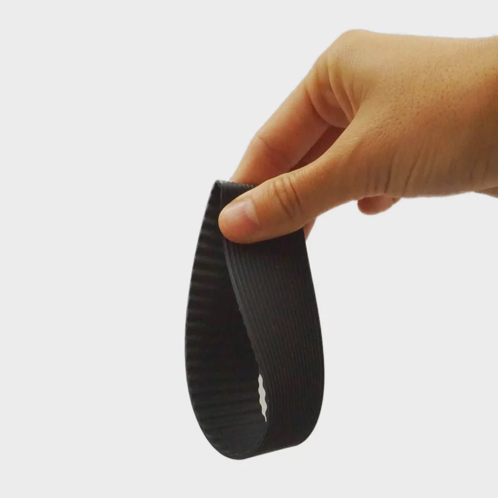 Pottery for the Planet | Ceramic Cup - Silicone Heat Band only Black - Cove. Beach Essentials