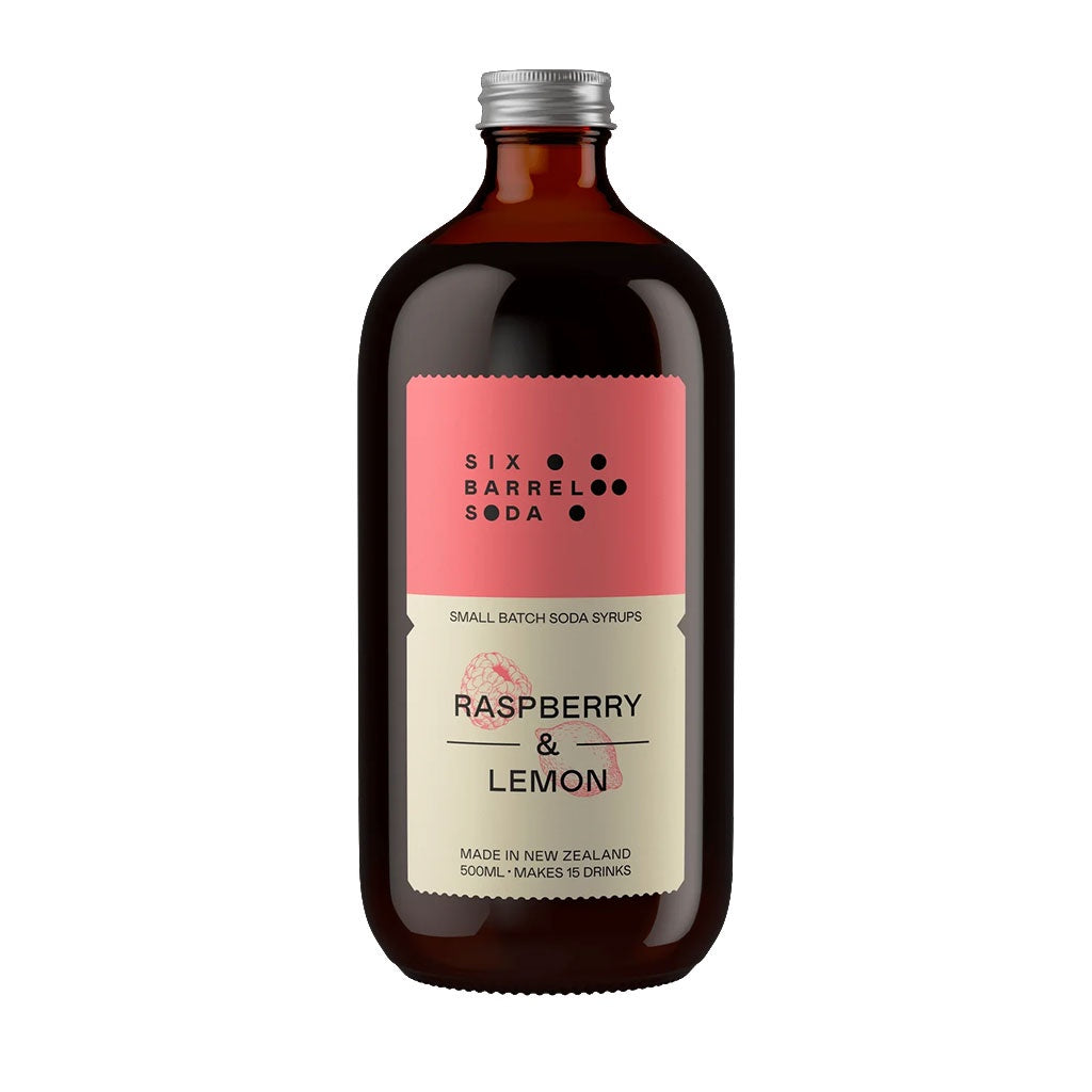 Six Barrel Soda Syrup - Raspberry & Lemon