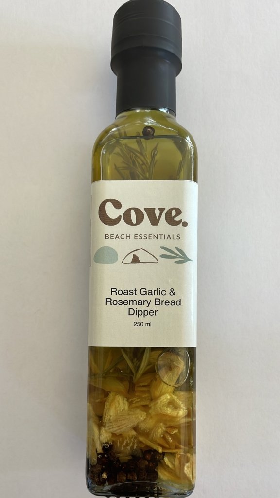 Roast Garlic & Rosemary Bread Dipper 250ml - Cove. Beach Essentials
