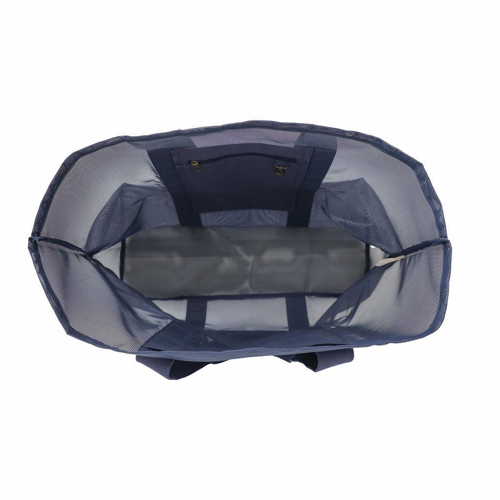 SANDE | Beach Hauler Mesh Beach Bag - Deep Sea - Cove. Beach Essentials