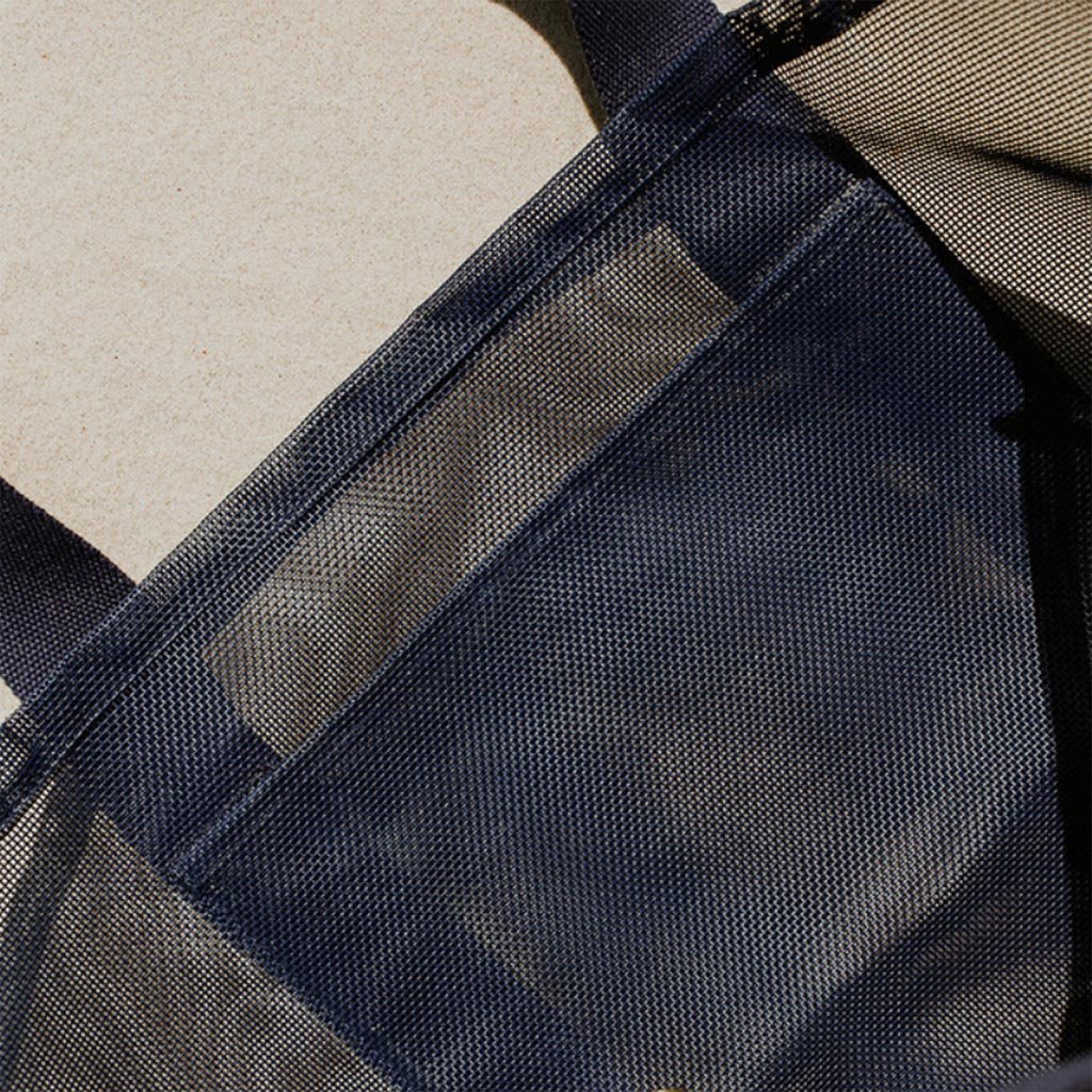 SANDE | Beach Hauler Mesh Beach Bag - Deep Sea - Cove. Beach Essentials