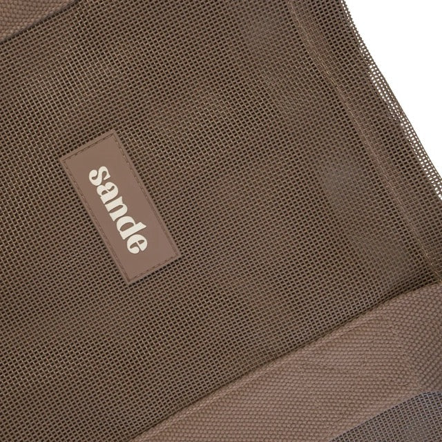 SANDE | Beach Hauler Mesh Beach Bag - Espresso - Cove. Beach Essentials