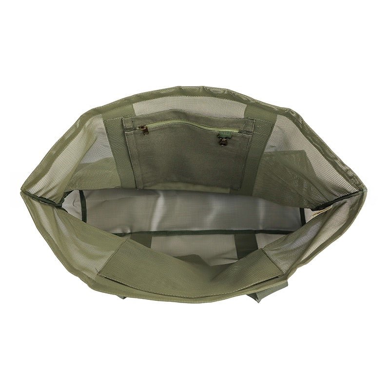 SANDE | Beach Hauler Mesh Beach Bag - Pandanus - Cove. Beach Essentials