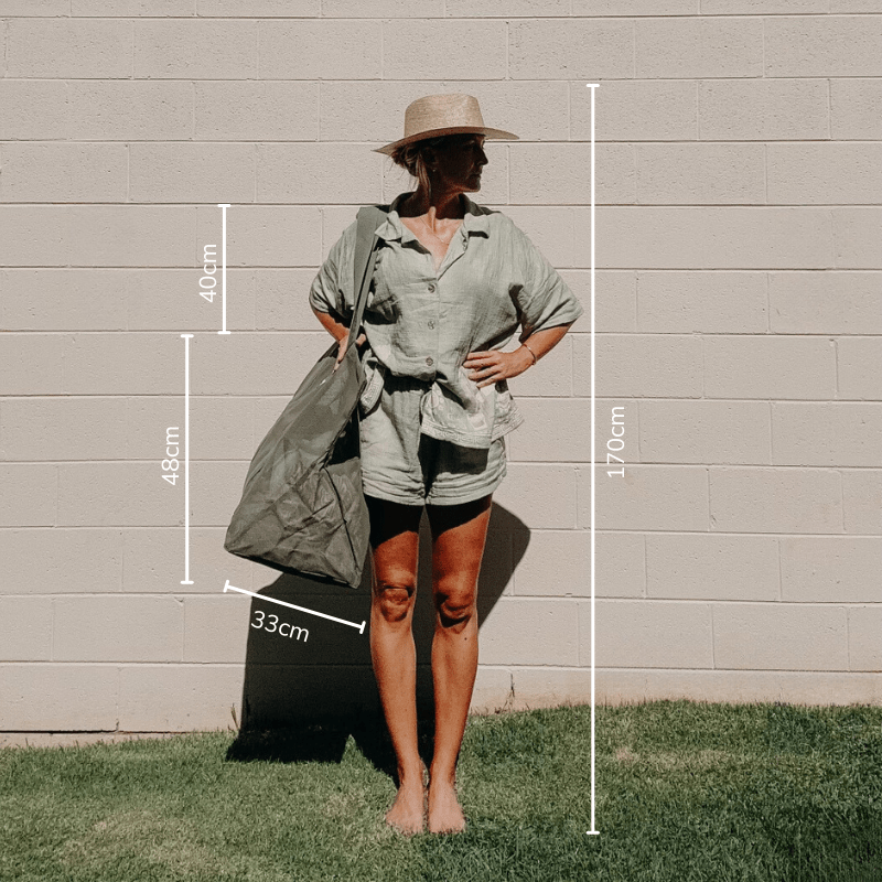 SANDE | Beach Hauler Mesh Beach Bag - Pandanus - Cove. Beach Essentials