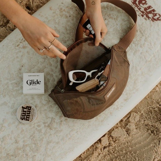SANDE | Essentials Crossbody Bag - Espresso - Cove. Beach Essentials
