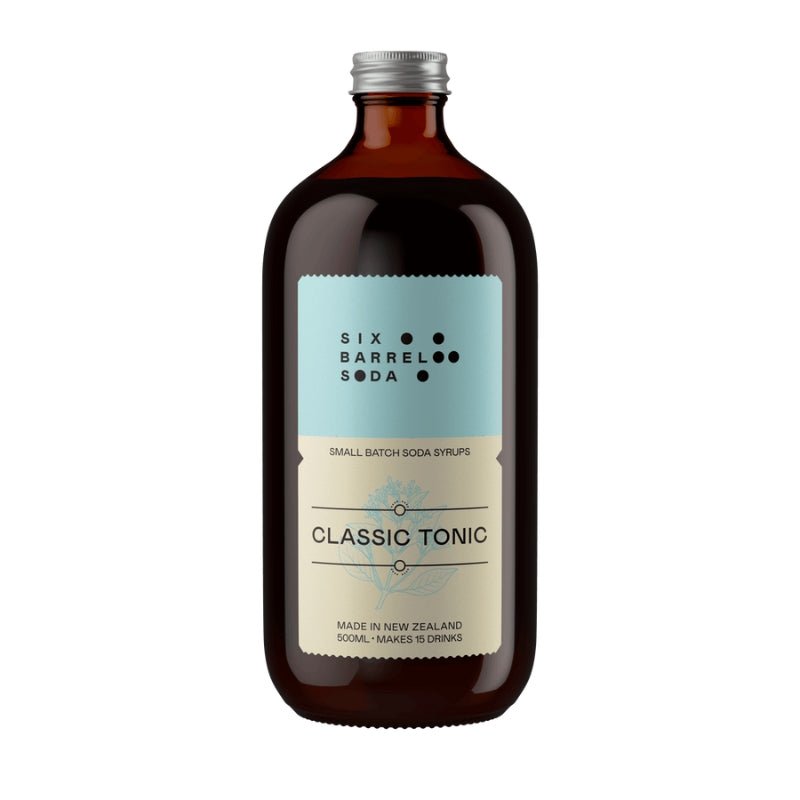 Six Barrel Soda | Syrup - Classic Tonic - Cove. Beach Essentials