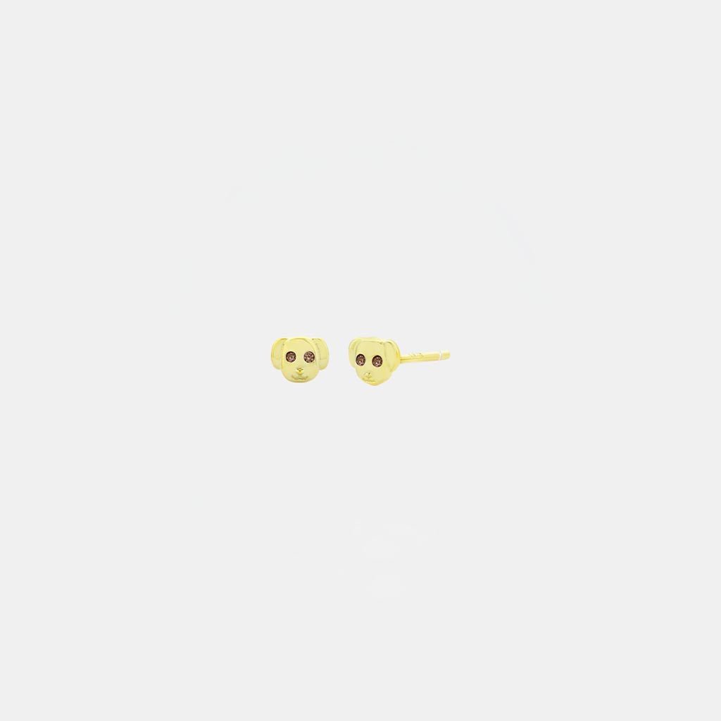 SOPHIE | Doggie Studs Gold Plated - Cove. Beach Essentials
