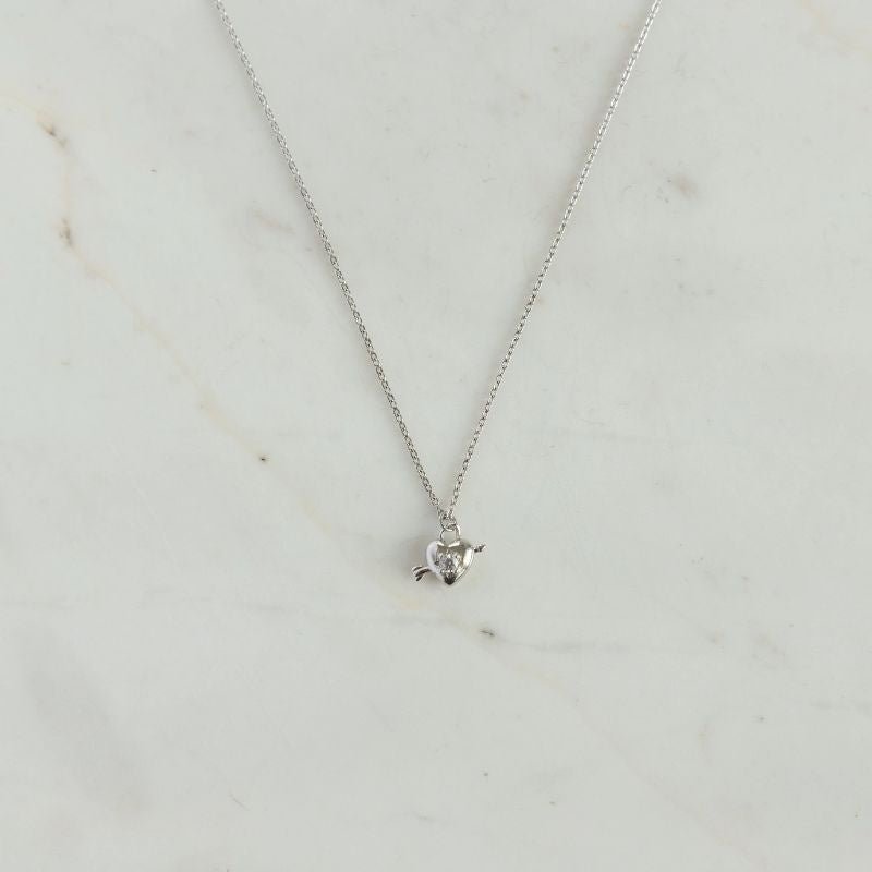 SOPHIE Love Struck Necklace - Silver - Cove. Beach Essentials