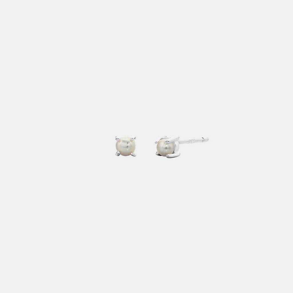 SOPHIE | Mini Pearl Studs - Silver - Cove. Beach Essentials