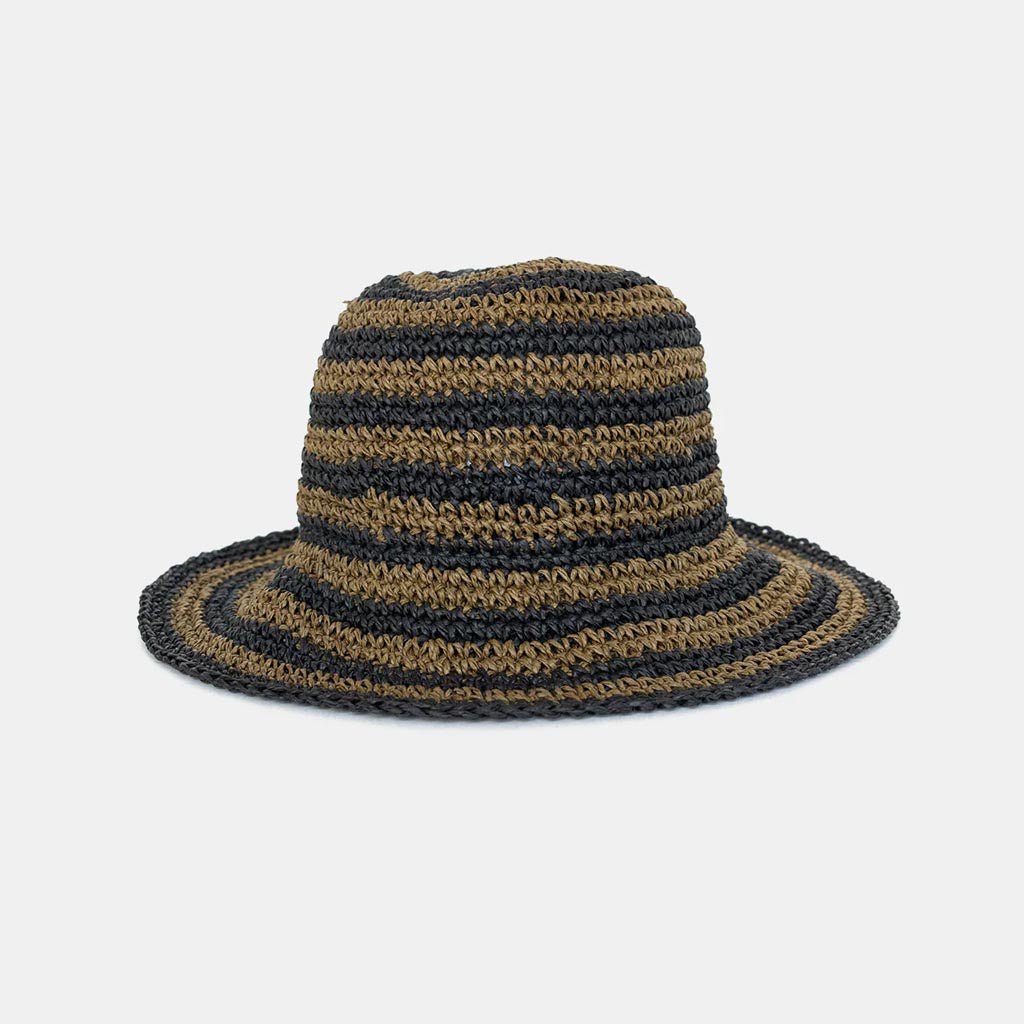 SOPHIE | So Relaxed - Stripes Black w Moss - Cove. Beach Essentials