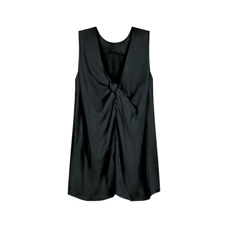 SOPHIE | Twist Top - Charcoal - Cove. Beach Essentials