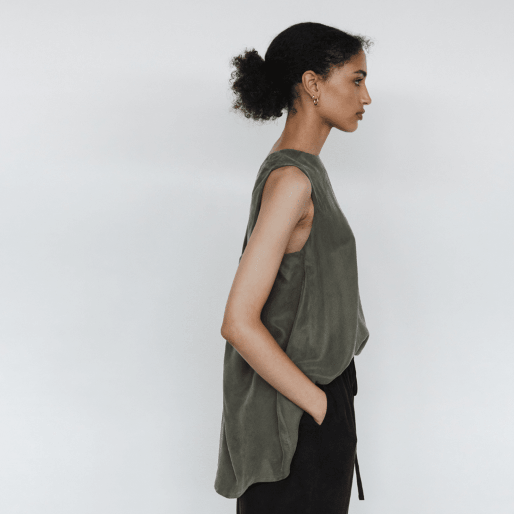 SOPHIE | Twist Top - Moss - Cove. Beach Essentials