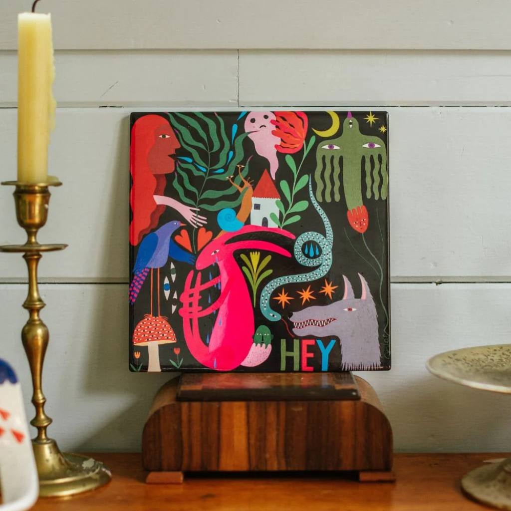 Studio Soph | Art Tile - HEY! - Cove. Beach Essentials