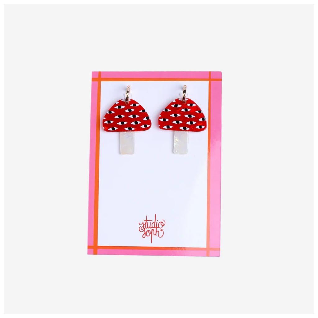 Studio Soph | Earrings - Mushrooms - Cove. Beach Essentials