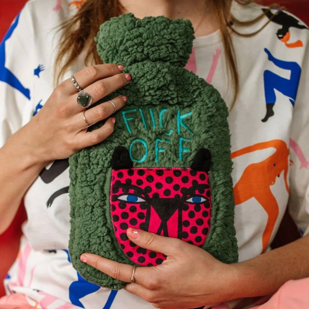 Studio Soph | Hot Water Bottle - Fuck Off - Cove. Beach Essentials