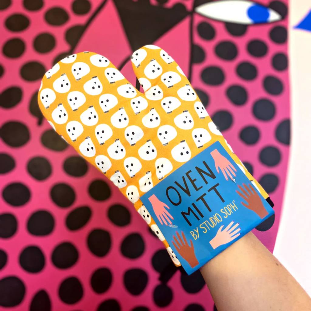 Studio Soph | Oven Mitt - Skulls - Cove. Beach Essentials