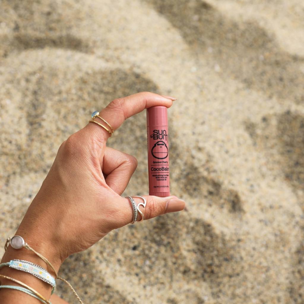 Sun Bum CocoBalm 4.25g Groove Cherry - Cove. Beach Essentials