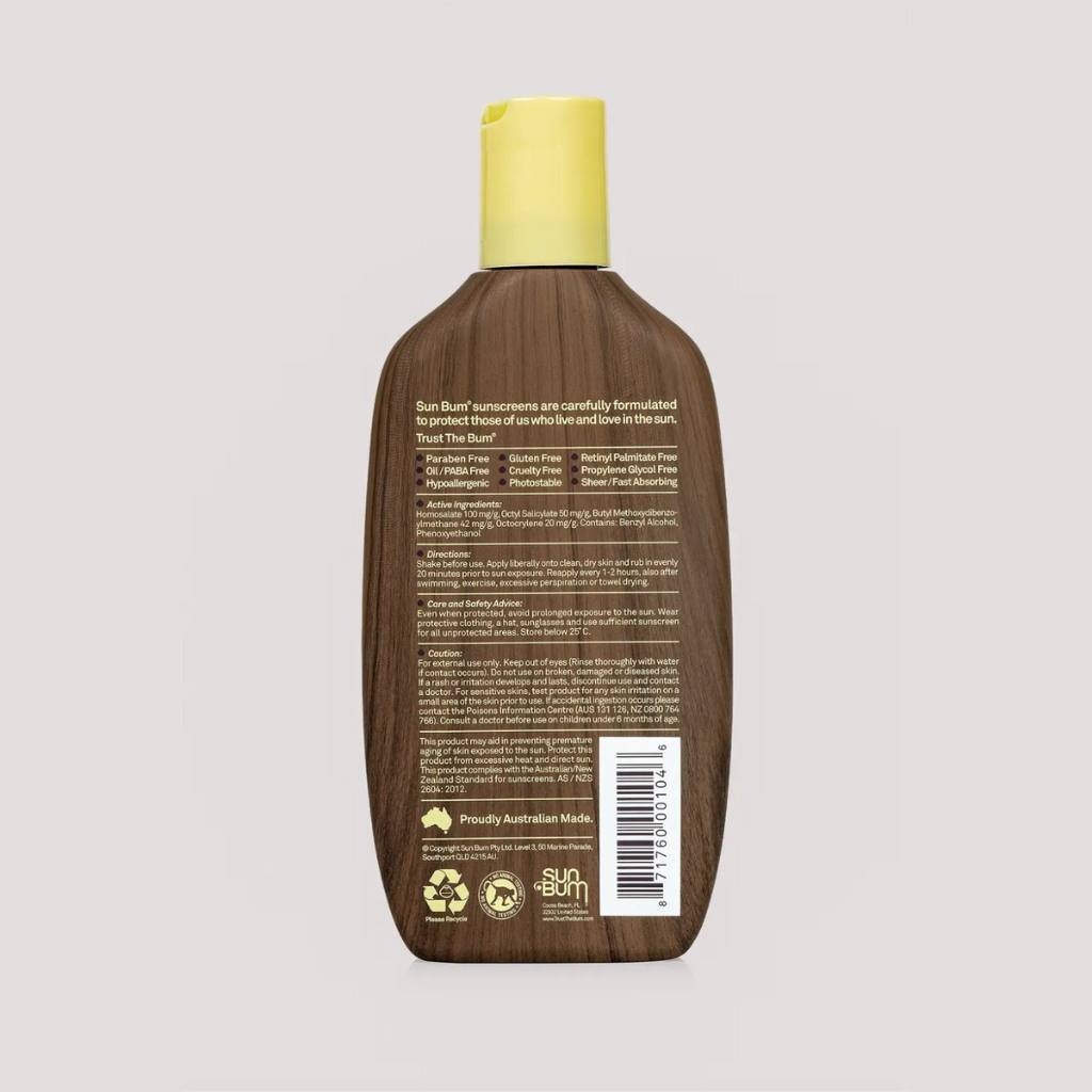Sun Bum SPF 30 Moisturising Sunscreen Lotion 237ml - Cove. Beach Essentials