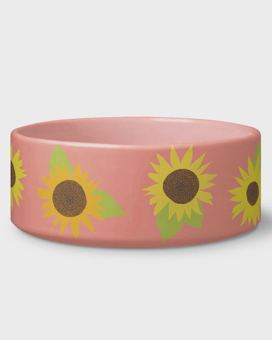 Kip & Co | Sunflower Sunshine Dog Bowl