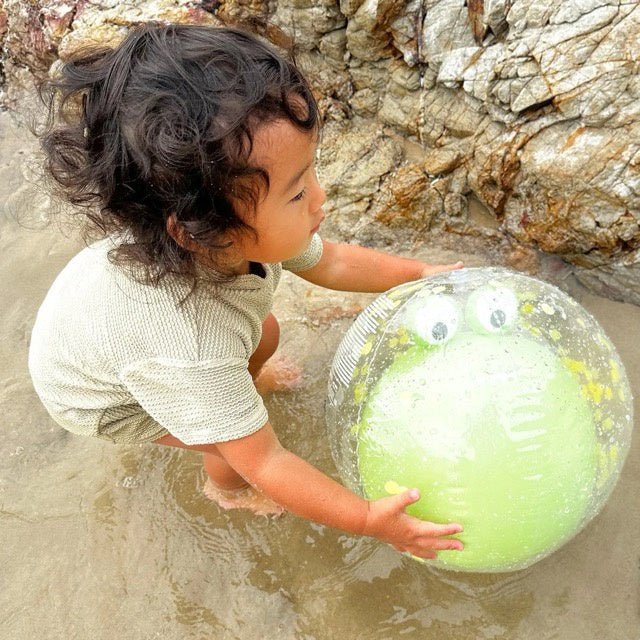 SunnyLife | 3D Inflatable Beach Ball Cookie The Croc - Cove. Beach Essentials