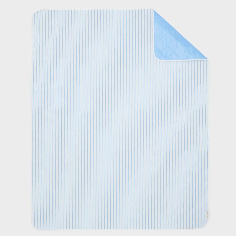 SunnyLife | Beach and Picnic Blanket Le Weekend Mid Blue-Cream - Cove. Beach Essentials