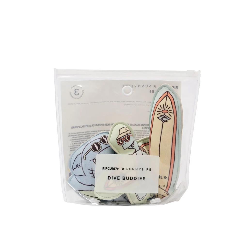 SunnyLife | Dive Buddies Shred Turtle Aqua Set of 3 - Cove. Beach Essentials