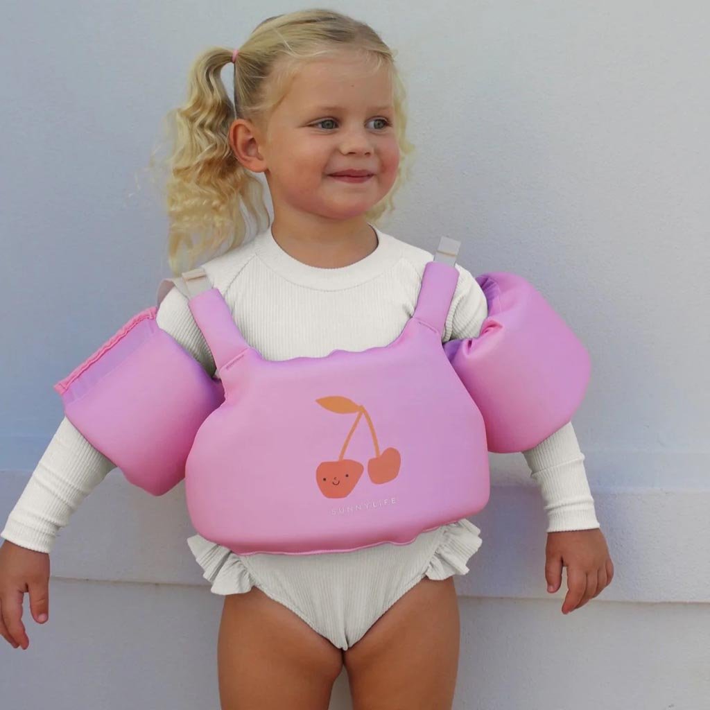 SunnyLife | Floatie Jacket 3-6 Cotton Candy Cherry - Cove. Beach Essentials