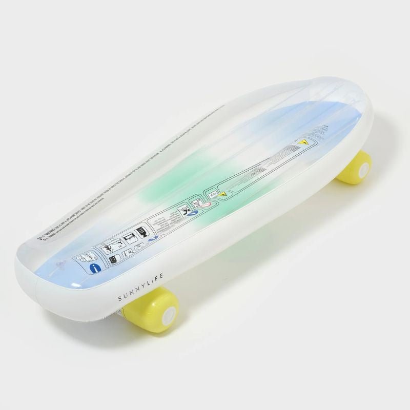 SunnyLife | Kids Skateboard Float The Sea Kids Blue-Lime - Cove. Beach Essentials