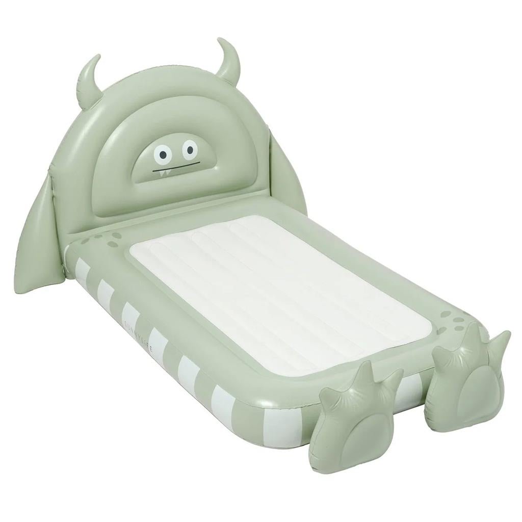 SunnyLife | Kids Sleepover Bed Monster Sage - Cove. Beach Essentials