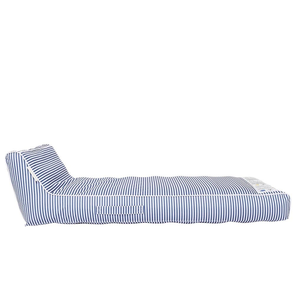SunnyLife | Luxe Lie-On Lounger Float Le Weekend Navy - Cove. Beach Essentials