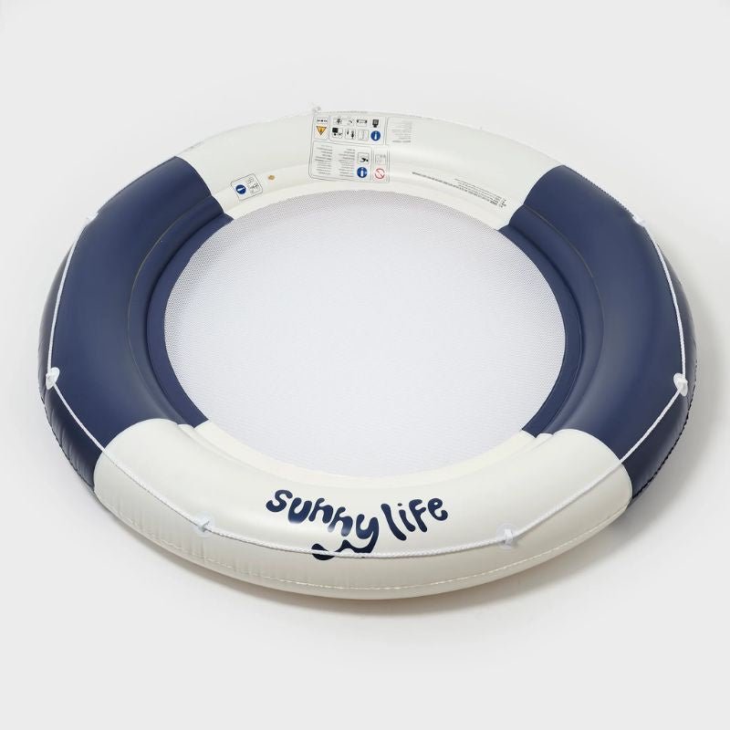 SunnyLife | Luxe Twin Hammock Float Le Weekend Navy - Cove. Beach Essentials