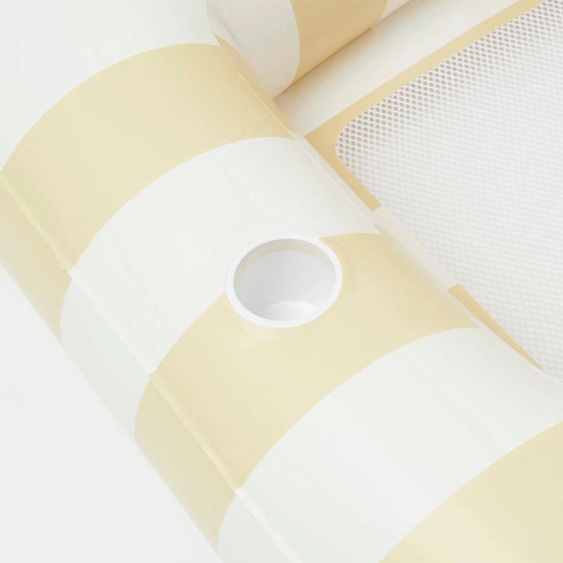 SunnyLife | Luxe Twin Hammock Float Mango Bay Soft Mustard - Cove. Beach Essentials