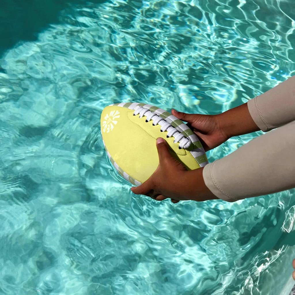 SunnyLife | Neoprene Football Tides Out Citrus - Cove. Beach Essentials