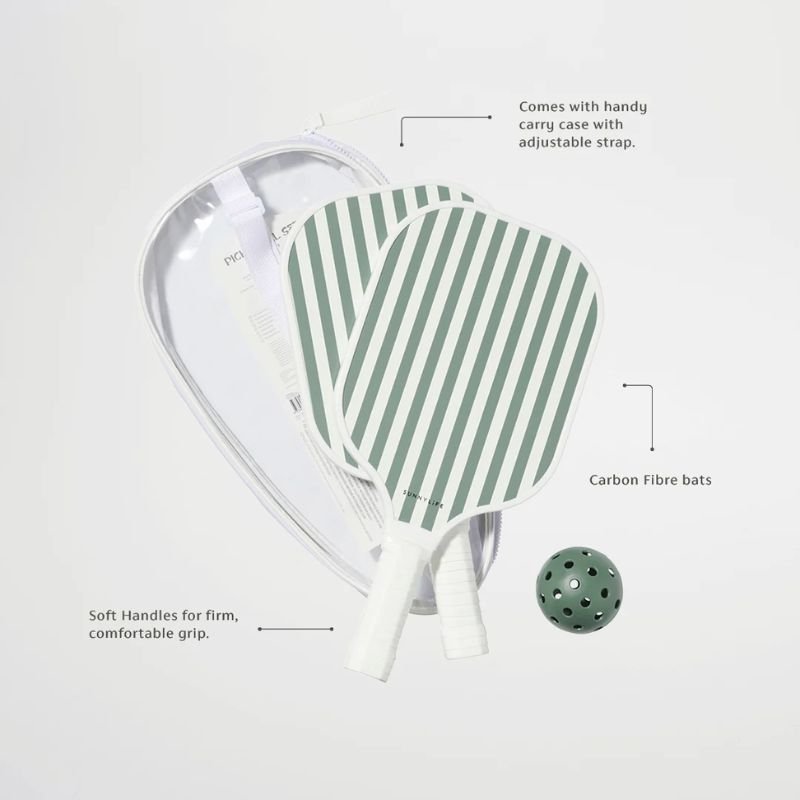 SunnyLife | Pickle Ball Set The Vacay Olive - Cove. Beach Essentials